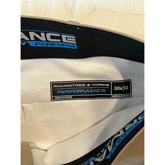 Roundtree & Yorke Performance Golf Pants Mens 30x30 - Picture 4 of 4
